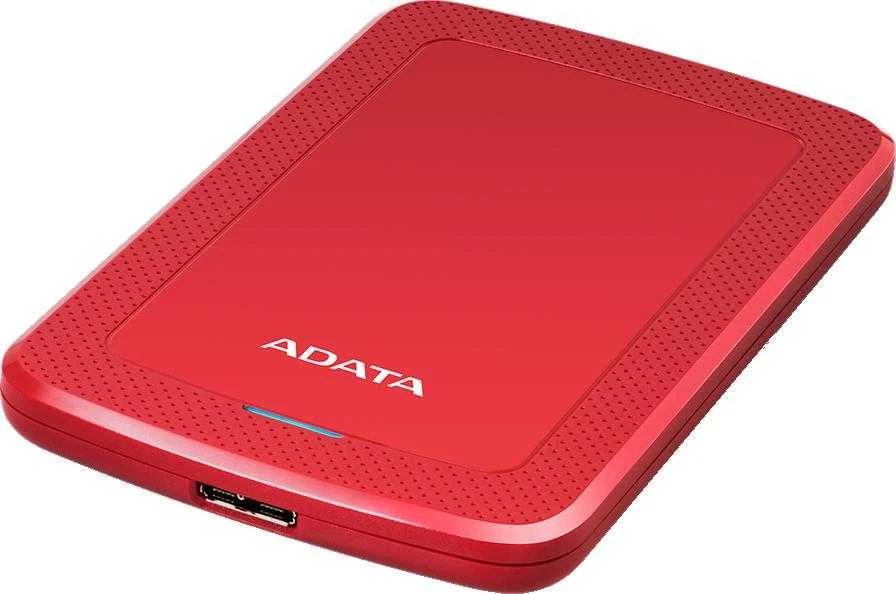 Kietasis išorinis diskas Adata HV300 1TB, 2.5", USB 3.1, Raudonas