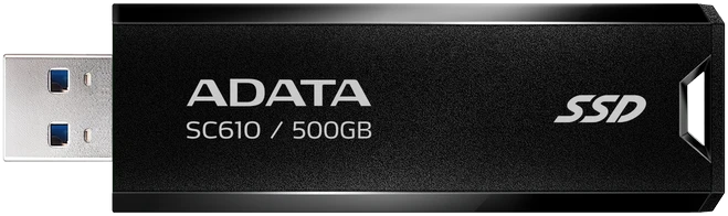 Kietasis diskas USB Atmintinė - Adata SC610 2 TB, Juoda
