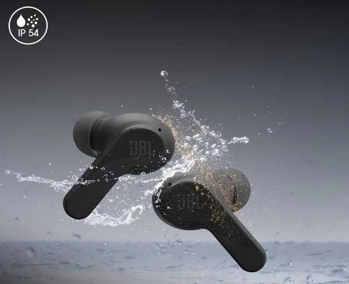 Belaidės Ausinės JBL Wave Beam, Juodos