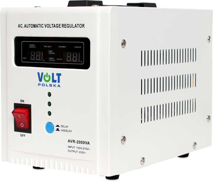 VLL VOLTAGE STABILIZER VOLT POLSKA AVR 2000