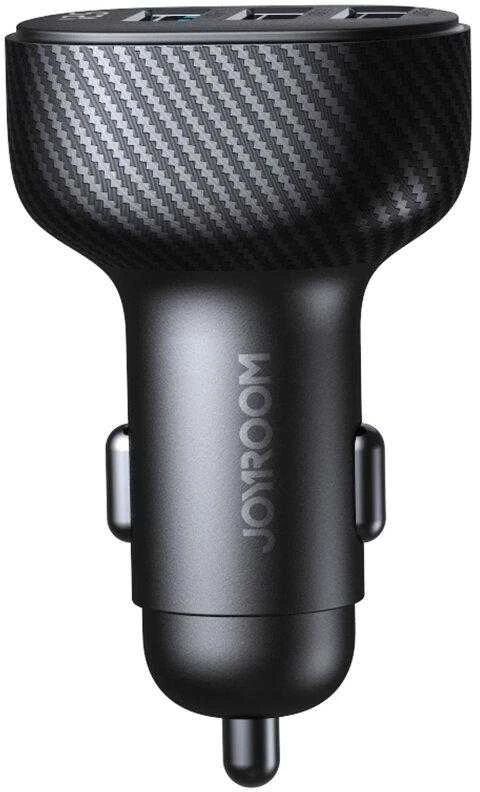 Automobilinis įkroviklis Joyroom JR-CCD03 3xUSB-A 17W juodas