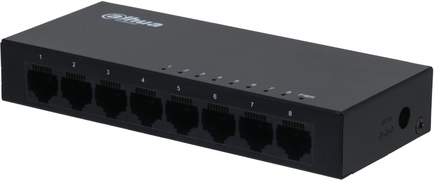 Šakotuvas PRAMONINIS SWITCH'AS PFS3008-8GT-V2 8 PRIEVADŲ DAHUA