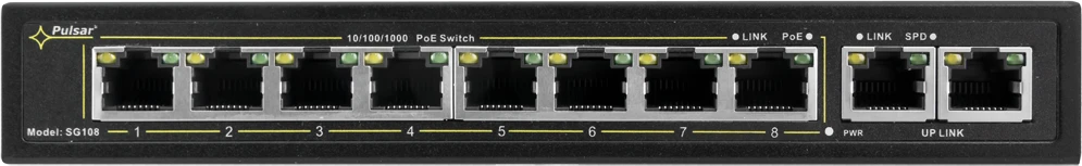 Šakotuvas SWITCH POE SG-108 8 PRIEVADŲ PULSAR