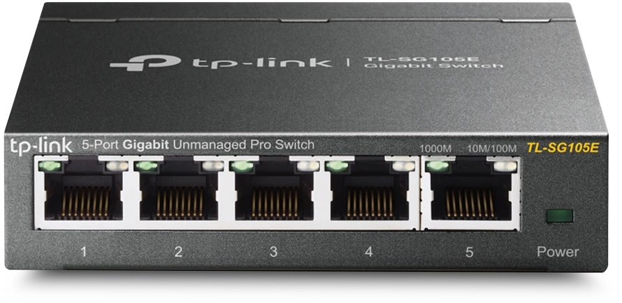 Šakotuvas TP-Link TL-SG105E 5-PORT GBIT - EASY SMART SWITCH