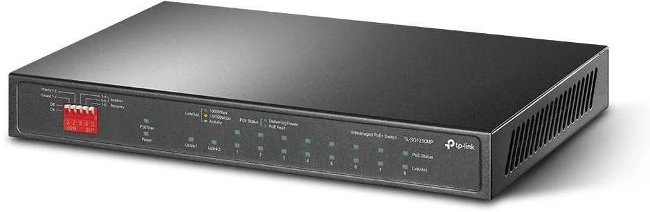 Šakotuvas TP-Link 10-PORT POE GIGABIT SWITCH - DESKTOP WITH 8-PORT POE+