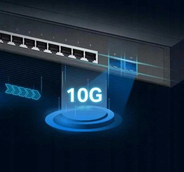 Šakotuvas TP-LINK | 8 prievadų 10/100/2500 Mbps stalinio kompiuterio tinklo jungiklis | SG3210XHP-M2 | Tvarkoma L2+ | Montuojamas ant stovo | SFP+ jungtys kiekis 2 | Maitinimo tipas Išorinis
