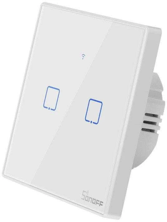 Išmanusis jungiklis WiFi + RF 433 Sonoff T2 EU TX