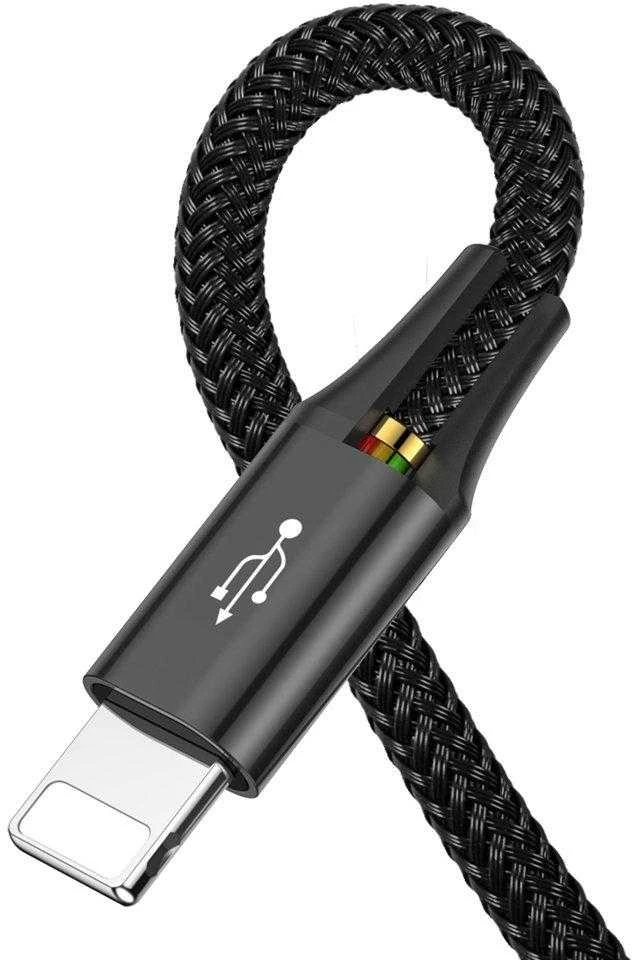 Baseus Fast USB kabelis 4in1 2xUSB-C / Lightning / Micro 3.5A 1.2m - Juodas