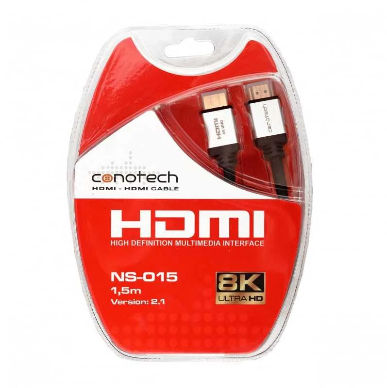 HDMI KABELIS NS-015/8K 1.5 m CONOTECH