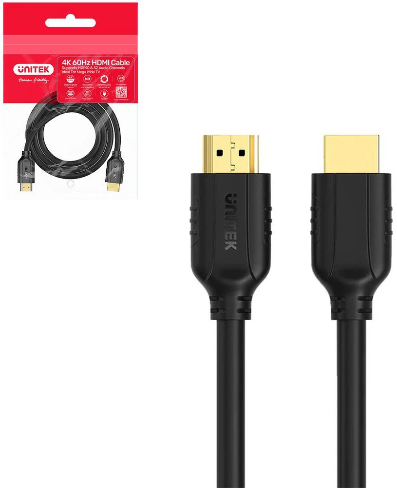 Unitek HDMI 2.0 | 4K 60Hz | HDR | ARC | 0.3 m