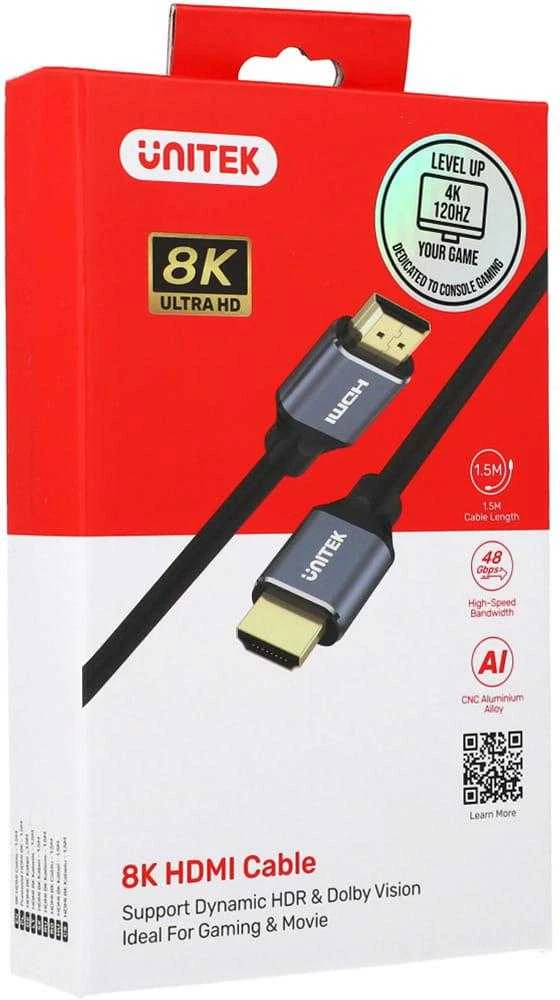 UNITEK C137w Unitek kabelis HDMI 2.1 8K UHD 120Hz 1.5M C137W