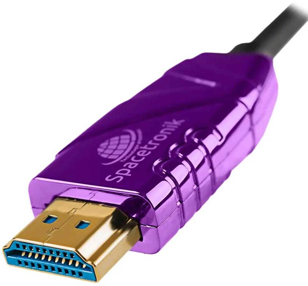 Spacetronik HDMI 2.1 kabelis su violetine jungtimi