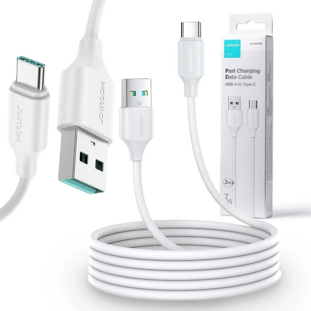 USB kabelis Joyroom S-UC027A9 USB į Type-C 3A 2,0m baltas
