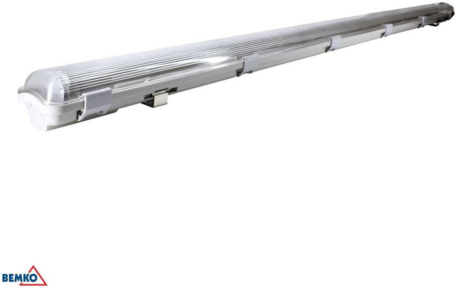 Kafler 36W LED linijinis šviestuvas AKWAR, 2xT8, baltas, 4000K, IP65, 120cm