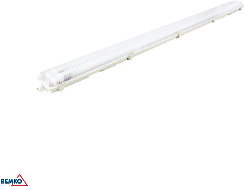 Kafler 36W LED linijinis šviestuvas AKWAR, 2xT8, baltas, 4000K, IP65, 120cm