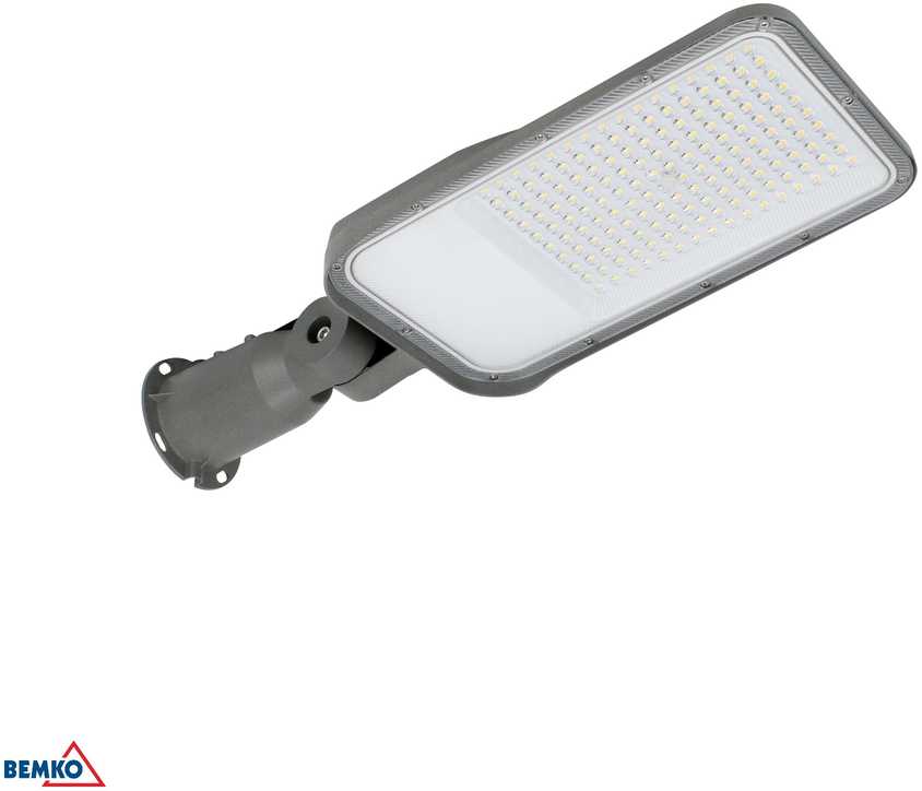 Kafler 50W LED gatvės šviestuvas LOPER 3, pilkas, 4000K, IP65