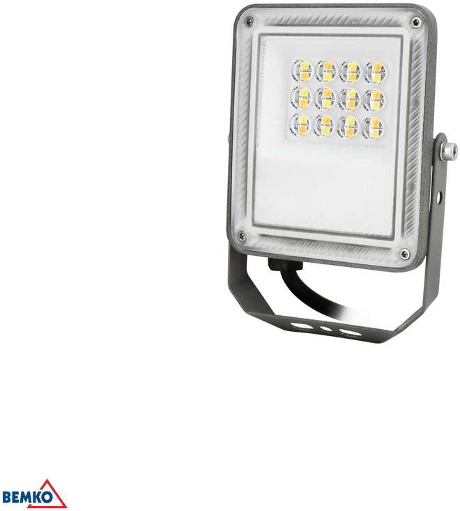 Kafler 10W LED prožektorius PRAJNA, pilkas, 3000/4000/6500K, IP65