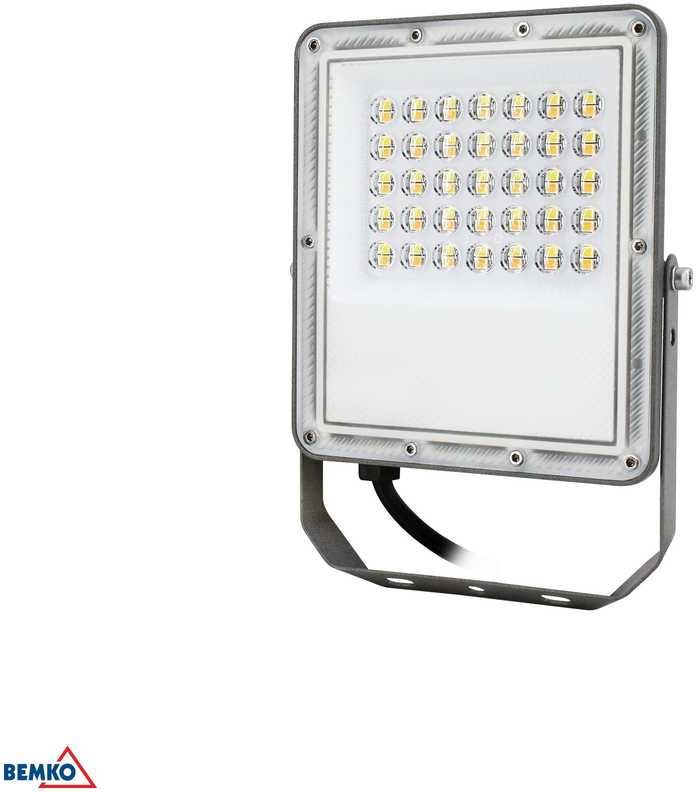 Kafler 30W LED prožektorius PRAJNA, pilkas, 3000/4000/6500K, IP65