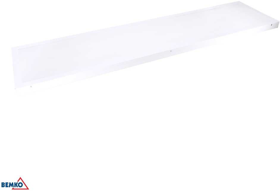 Lubinis šviestuvas Kafler 40W LED panelė BLK, balta, 4000K, IP20, 120°, 120x30cm