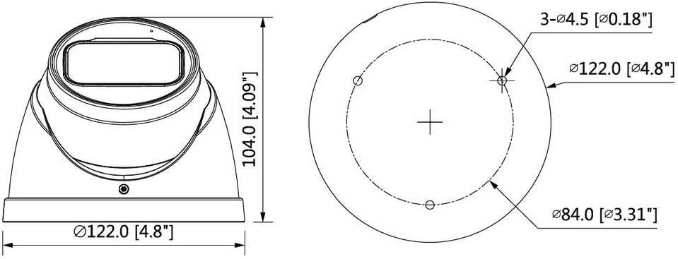 AHD vaizdo stebėjimo kamera Dahua HAC-HDW2501T-ZA-27135-S2, Zoom, 5MP, 2,7-13,5mm