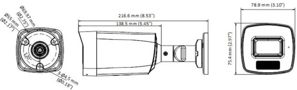 DS-2CE17K0T-LFS Kamera Turbo-HD tubowa 5Mpx Hikvision
