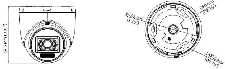 Hikvision dome kamera DS-2CE76D0T-LPFS F2.8
