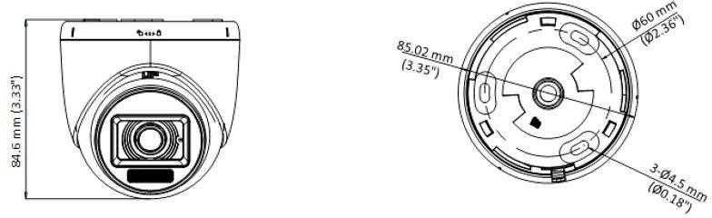 Hikvision dome kamera DS-2CE76D0T-LPFS F2.8