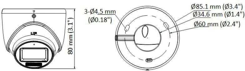 DS-2CE76U0T-LMF(2.8mm) Kamera Turbo-HD turret 8Mpx Hikvision