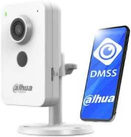 Dahua IP KAMERA C4K-P-0280B Cube K1 Wi-Fi - 3.7 Mpx 2.8 mm GALVUTĖ