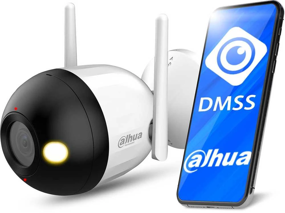 Dahua F2C-LED-0280B IP kamera Hero WIFI 2Mpix f=2.8mm LED 30m mikrofonas