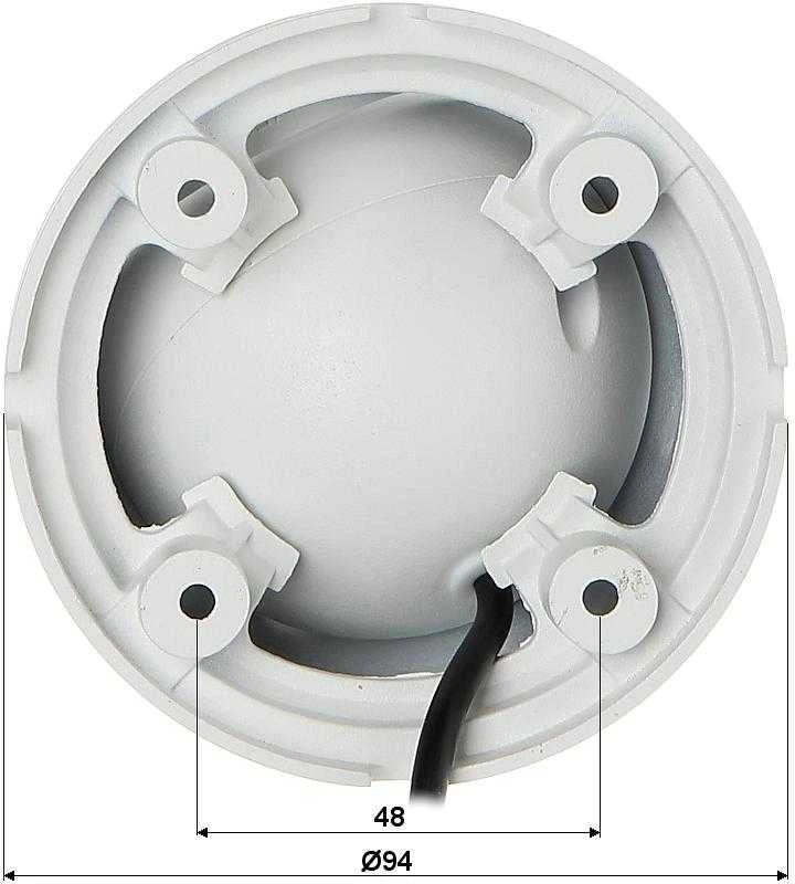 Antivandalinė AHD vaizdo stebėjimo kamera Dahua HAC-HDW1800M-0280B, 8.3MP, 2,8mm