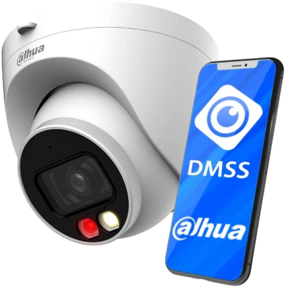 IP KAMERA IPC-HDW1239V-A-IL Išmanus dvigubas apšvietimas – 1080p 2,8 mm DAHUA