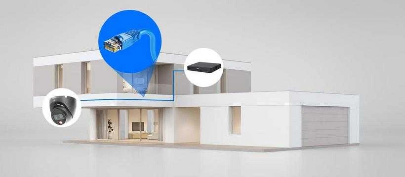 IP KAMEROS IPC-HDW1639T-A-IL-0280B-S6-Juodas Smart Dual Light - 6 Mpx 2,8 mm DAHUA