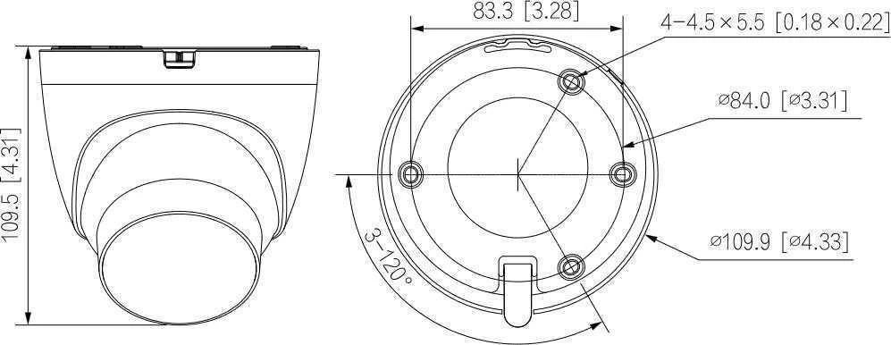 IP KAMERA IPC-HDW2449T-S-LED-0280B-PRO WizSense WizColor - 4 Mpx 2.8 mm DAHUA