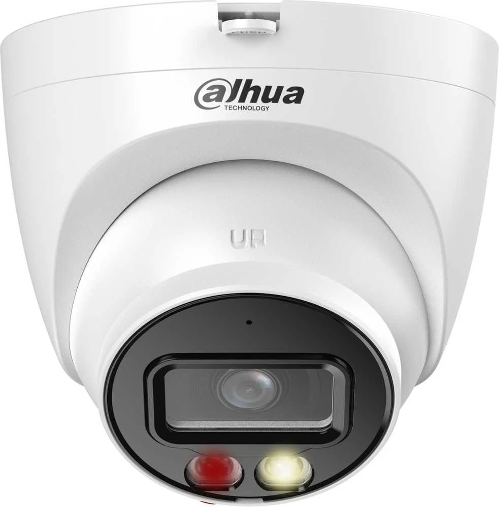 „Dahua Technology Co“ IP kamera. 6MP 1/2,7 colio CMOS, 2,8 mm. 112° F1,6, 20 kadrų per sekundę, IR+LED 30 m., WDR, IVS, IP67, mikrofonas.