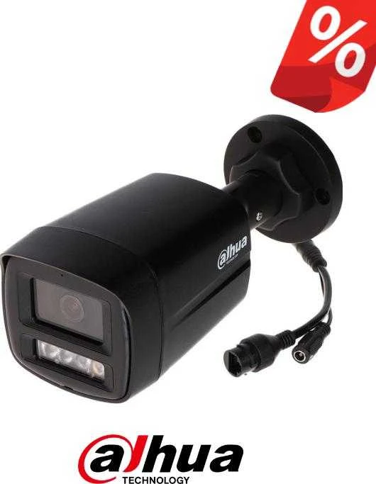 IP KAMERA IPC-HFW1439TL1-A-IL-Juodas Smart Dual Light - 3,7 Mpx 2,8 mm DAHUA