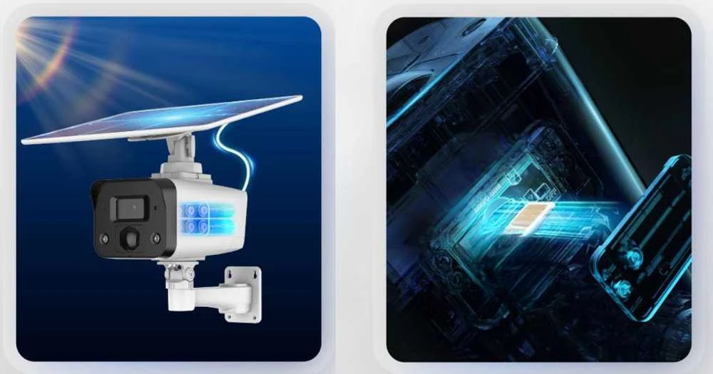 SAULĖS IP KAMERA, LAUKO SU PIR DETEKTORIUMI IPC-HFW2441DG-4G-SP-B-0360B 4G/LTE Smart Dual Light - 4 Mpx 3.6 mm DAHUA