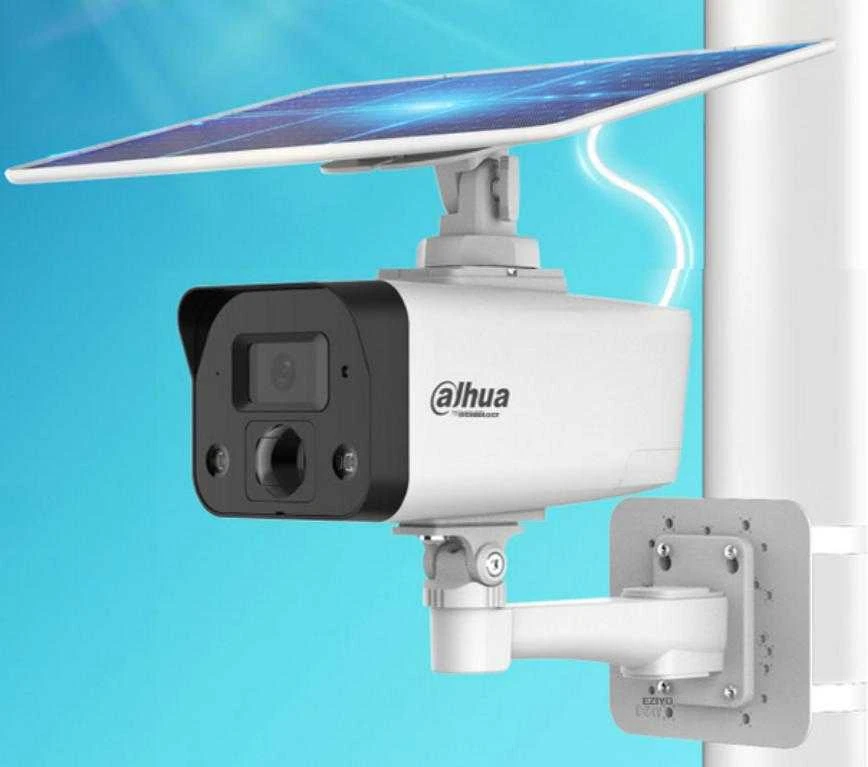 SAULĖS IP KAMERA, LAUKO SU PIR DETEKTORIUMI IPC-HFW2441DG-4G-SP-B-0360B 4G/LTE Smart Dual Light - 4 Mpx 3.6 mm DAHUA