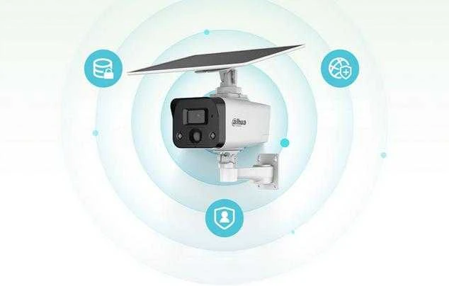 SAULĖS IP KAMERA, LAUKO SU PIR DETEKTORIUMI IPC-HFW2441DG-4G-SP-B-0360B 4G/LTE Smart Dual Light - 4 Mpx 3.6 mm DAHUA