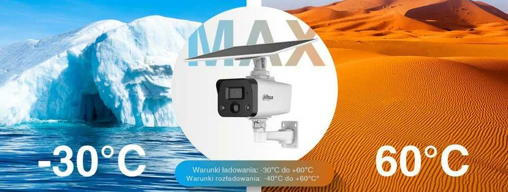 SAULĖS IP KAMERA, LAUKO SU PIR DETEKTORIUMI IPC-HFW2441DG-4G-SP-B-0360B-MAX 4G/LTE Smart Dual Light - 4 Mpx 3.6 mm DAHUA
