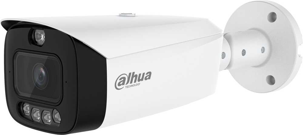 „Dahua Technology Co“ IP kamera HFW3849T1-AS-PV-PRO. 8MP spalvota. LED apšvietimas iki 50m. 3.6mm, PoE, IP67, SMD4