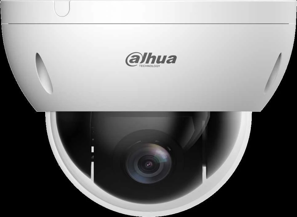 Dahua Technology Co Mini IP valdoma kamera 2MP STARLIGHT (1920x1080) 1 ~ 25 kadrų per sekundę, 4x priartinimas, IP 66, IK10, IVS