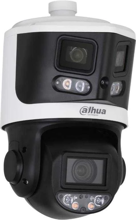 Dahua Technology Co IP valdoma dviguba kamera AI 4MP+8MP STARLIGHT, 10x, IR 30/70m, IP66, WDR, H.265, SMD4
