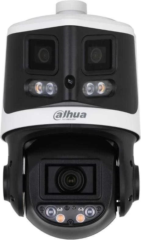 Dahua Technology Co IP valdoma dviguba kamera AI 4MP+8MP STARLIGHT, 10x, IR 30/70m, IP66, WDR, H.265, SMD4