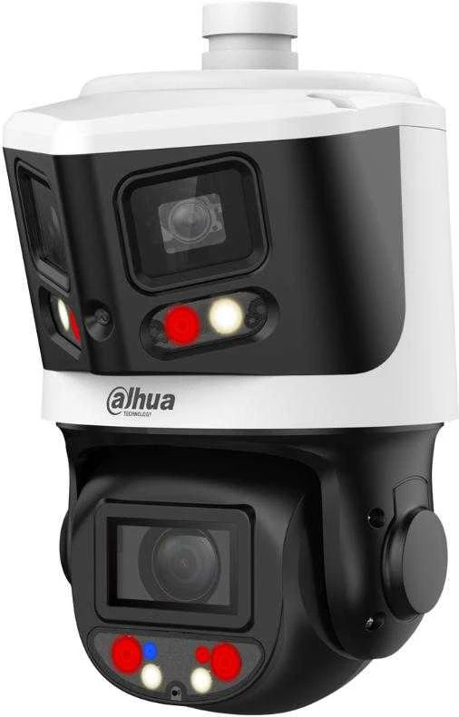 Dahua Technology Co IP valdoma dviguba kamera AI 4MP+8MP STARLIGHT, 10x, IR 30/70m, IP66, WDR, H.265, SMD4