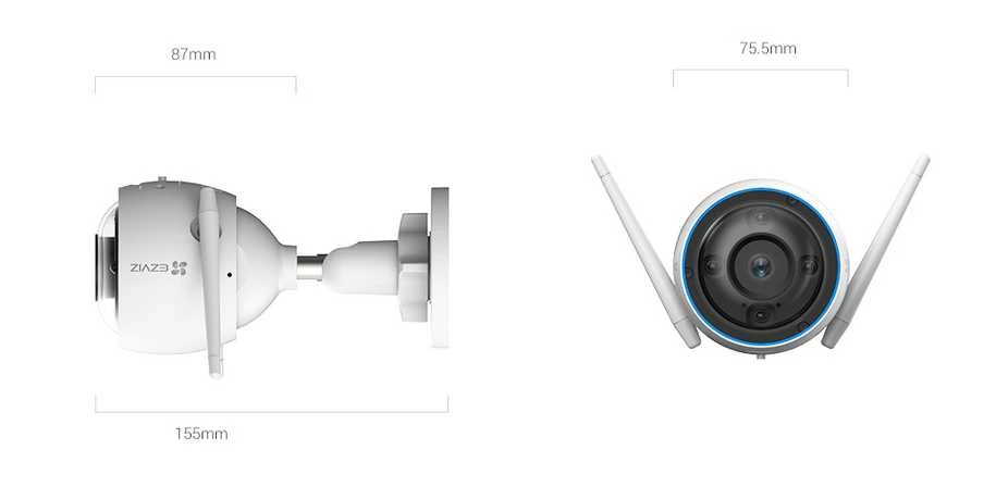 EZVIZ CS-H3 lauko kryptinė kamera