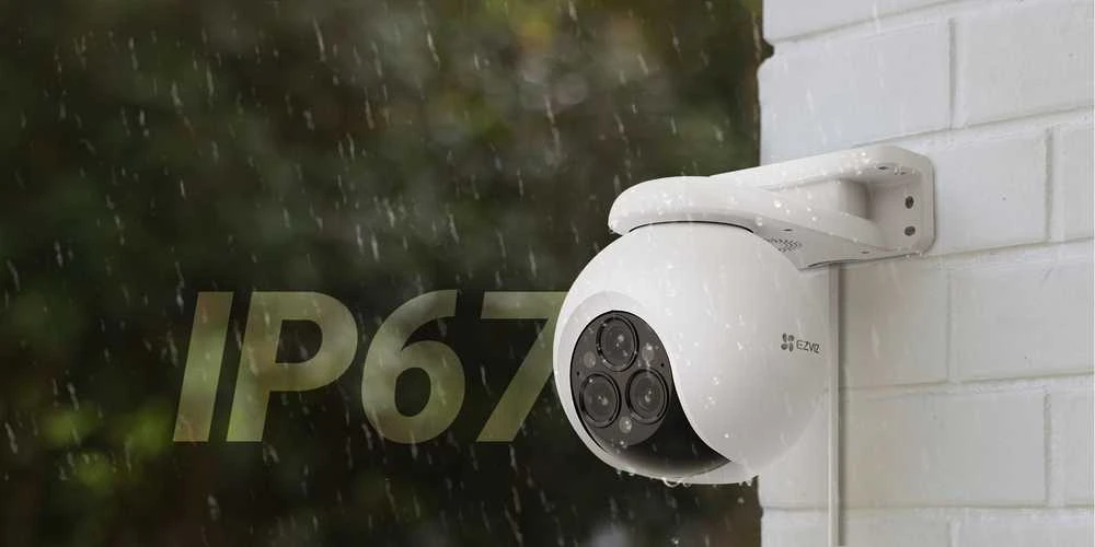 EZVIZ CS-H80f valdoma WIFI lauko kamera, 4MP+4MP+4MP