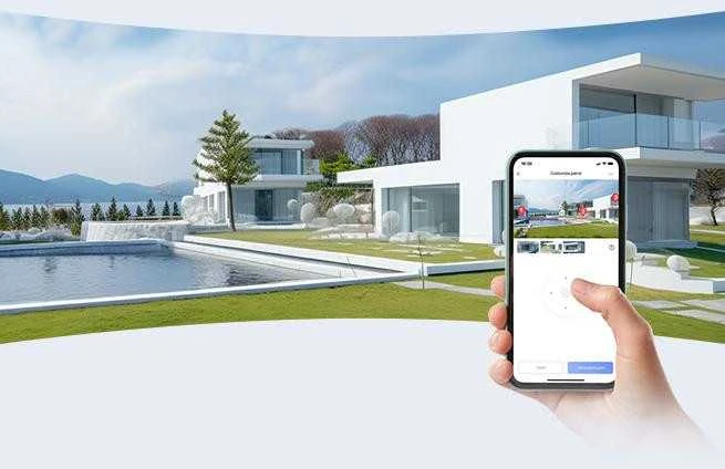 EZVIZ CS-H90 valdoma lauko kamera (4MP+4MP, 2.8mm/6mm, spalvotas naktinis matymas, IP65)
