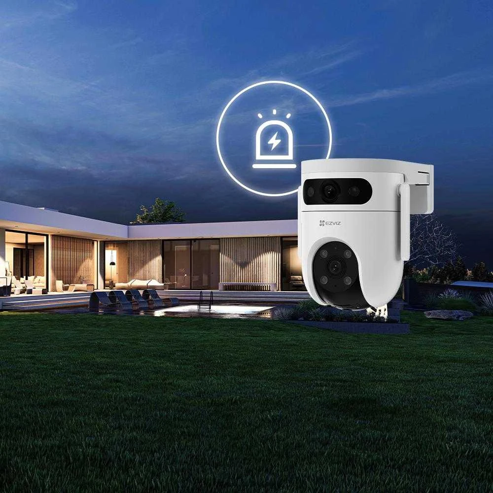 EZVIZ CS-H9C lauko valdoma ir kryptinė kamera (5 MP + 5 MP, dviejų lęšių)