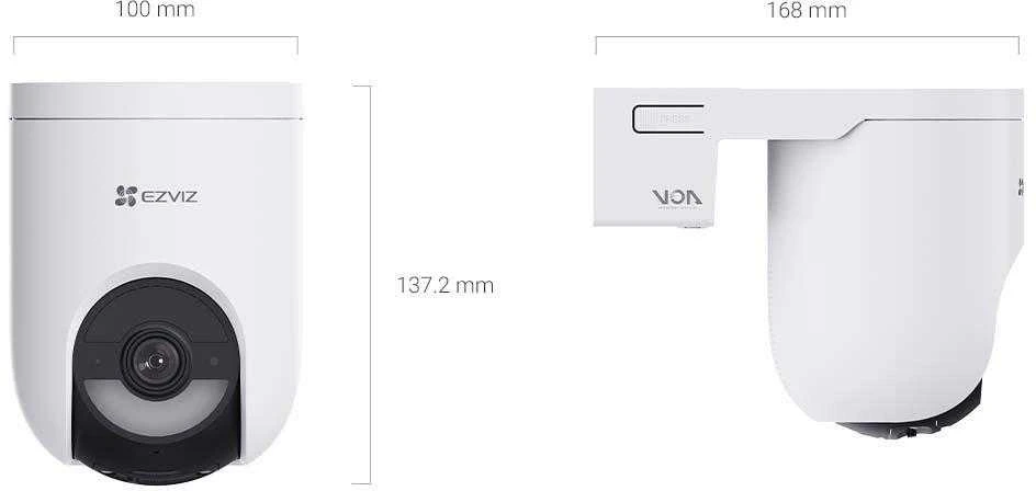 EZVIZ CS-HB8c lauko akumuliatorinė valdoma kamera (Type-C, 4MP, 4mm)